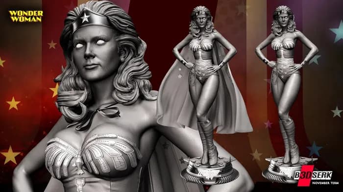 STL - Wonder Woman de Linda Carter