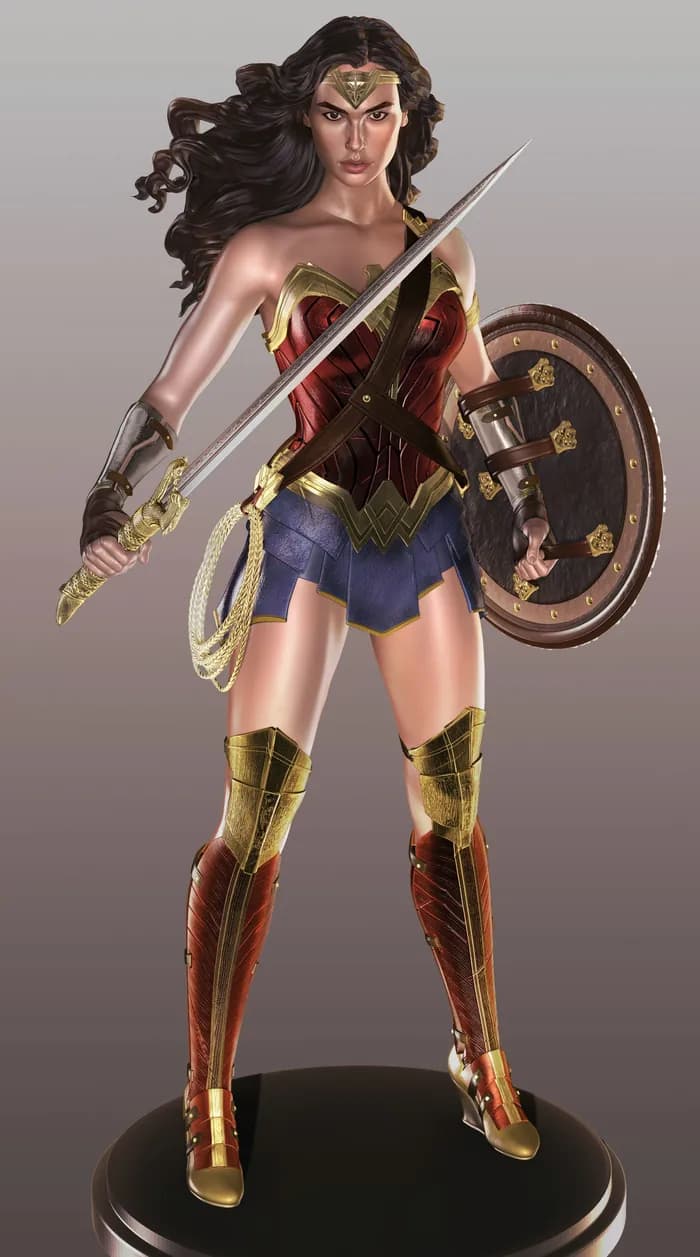 STL - wonder woman gal gadot