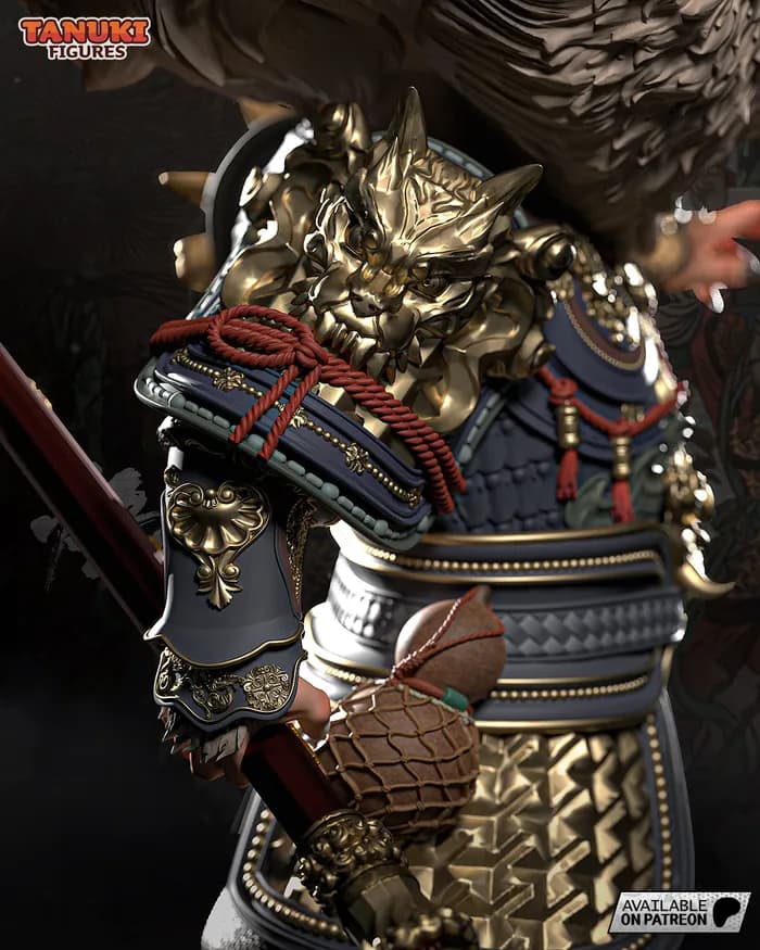 STL - wukong chibi render 4