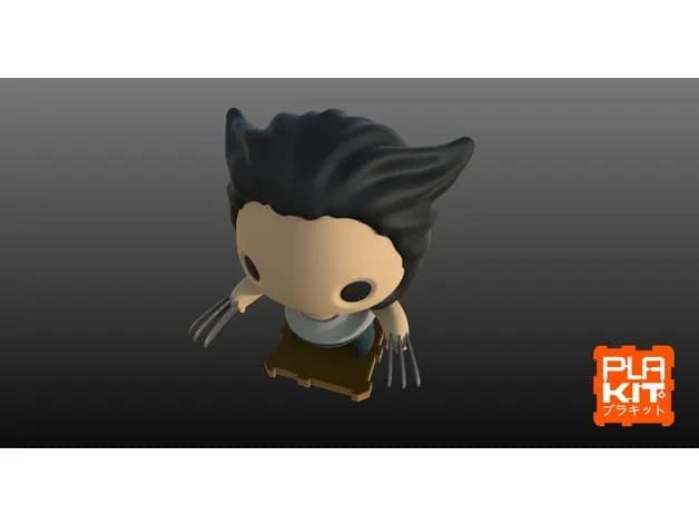STL - x men logan render 2