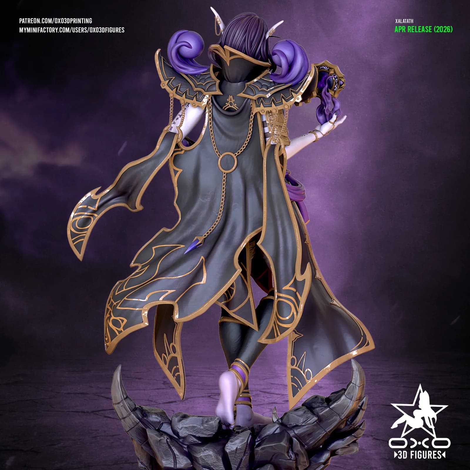 STL - Xal'atath Heraldo del Vacío render 4