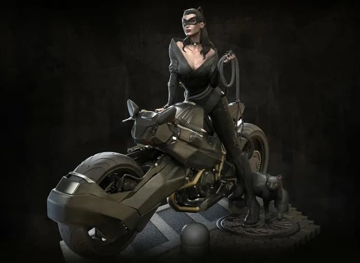 STL - xm studios catwoman