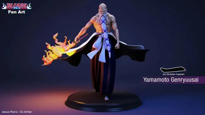 STL - yamamoto genryuusai bleach