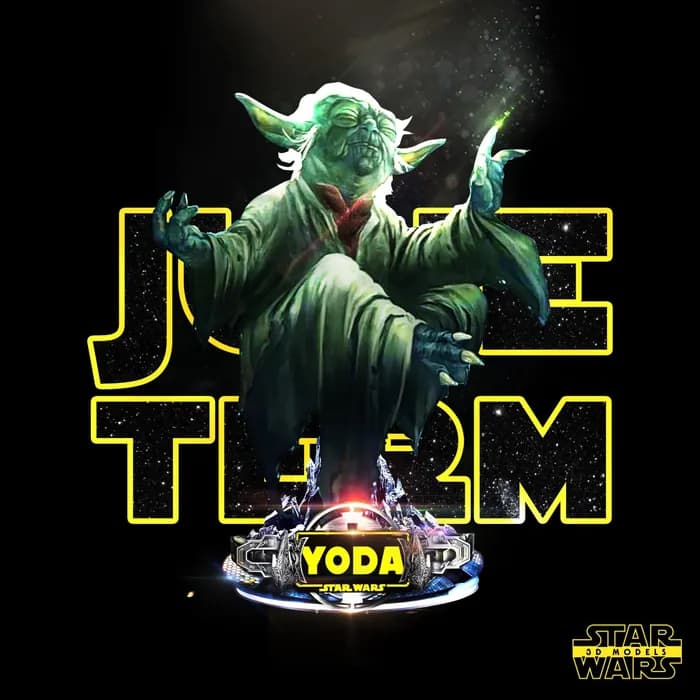 STL - yoda bust renders x