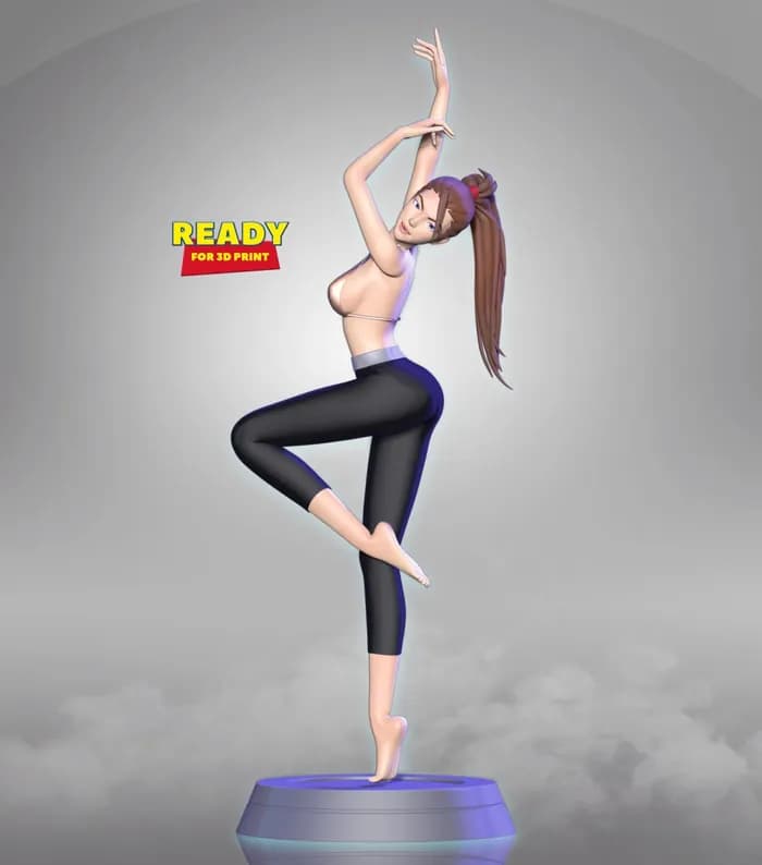 STL - yoga girl nlsinh