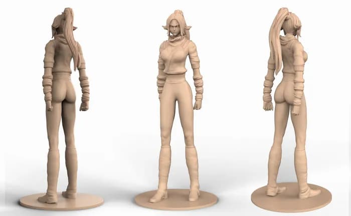 STL - yoruichi full render 3
