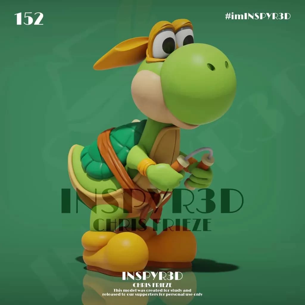 STL - Yoshi Tortuga Ninja 2