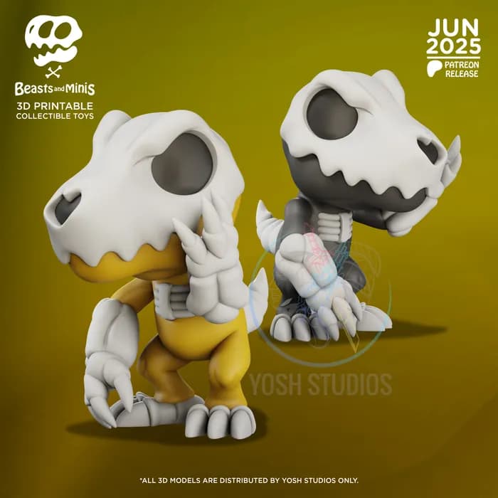STL - yoshstudios agumon