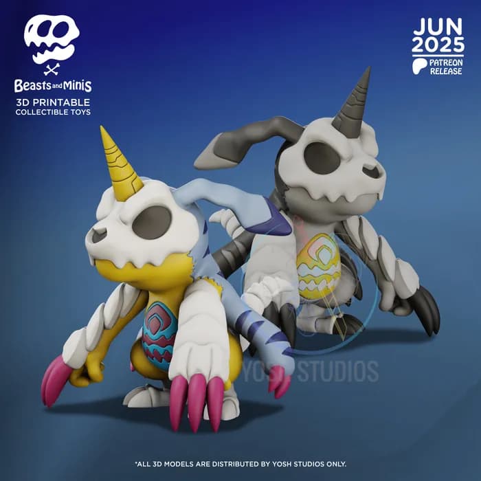 STL - yoshstudios gabumon