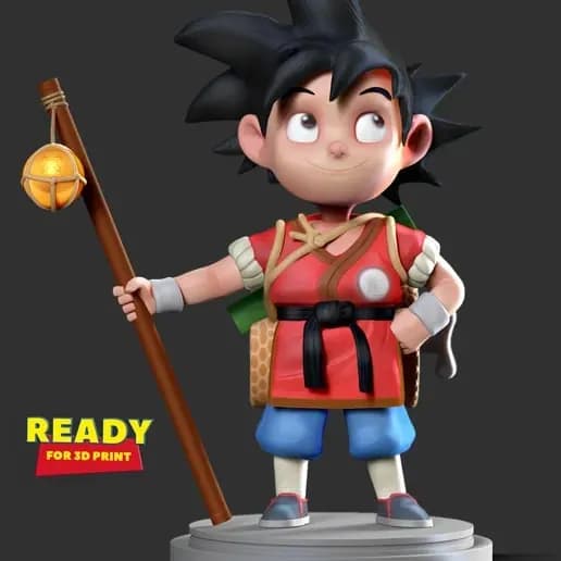 STL - young goku stl