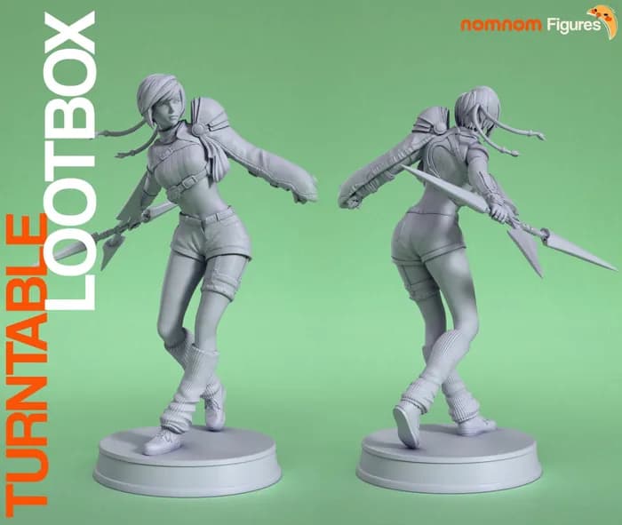 STL - yuffie render 3