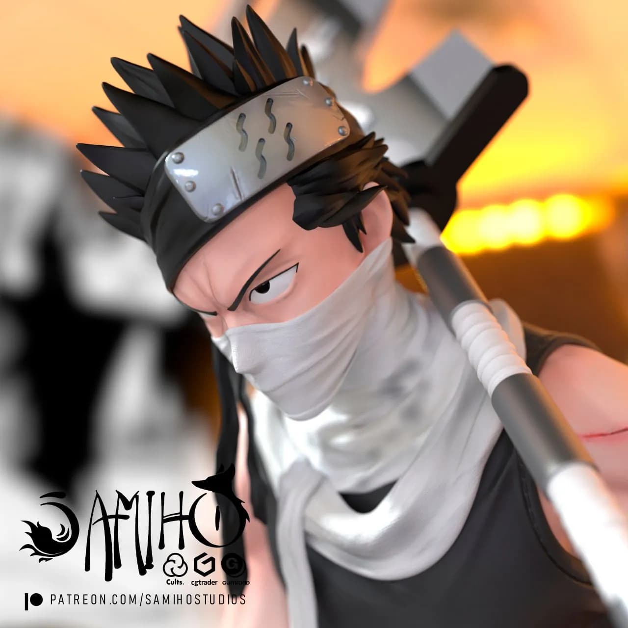 STL - Zabuza, el Demonio de la Niebla