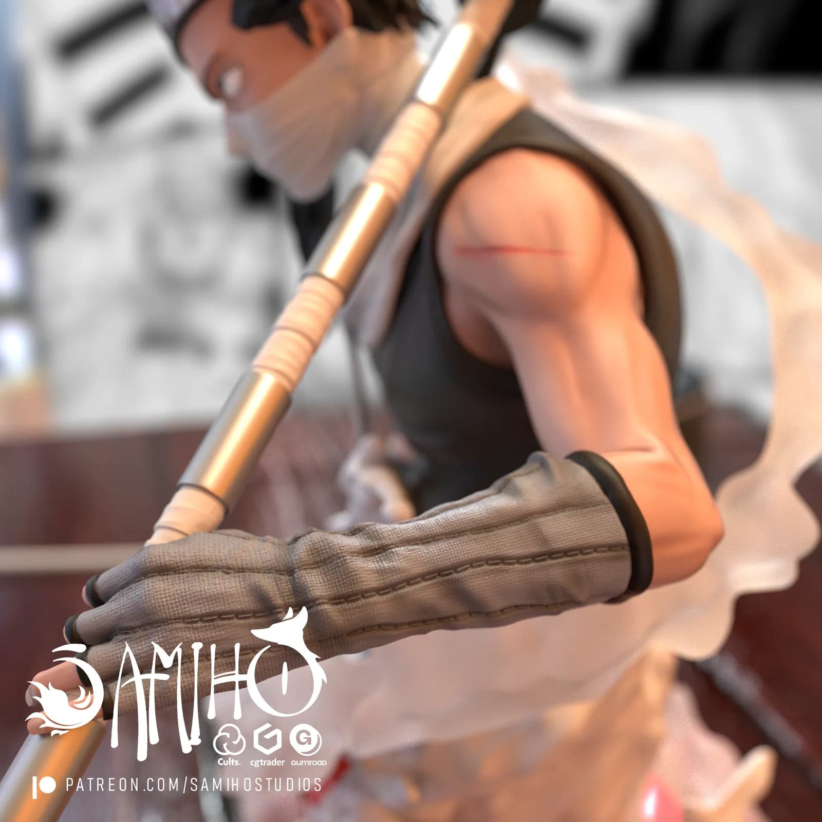 STL - Zabuza, el Demonio de la Niebla