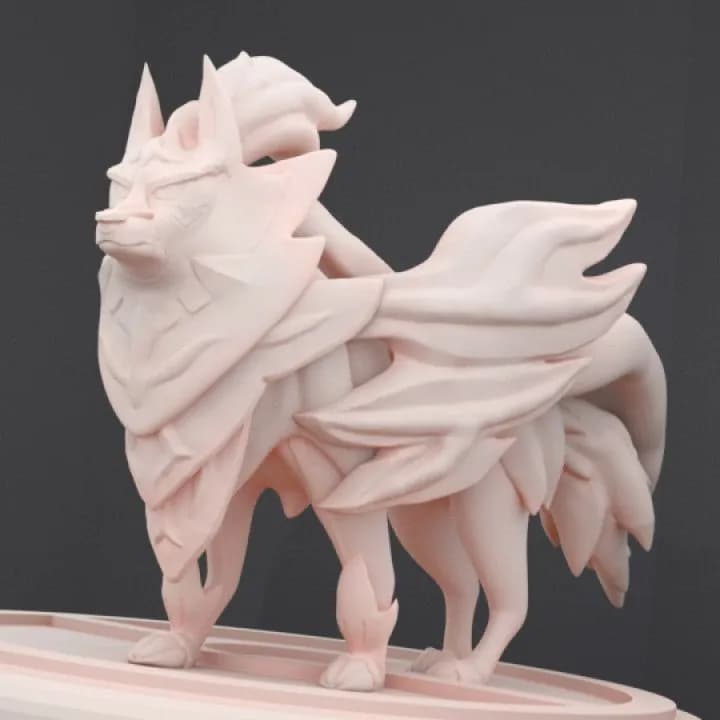 STL - Zamazenta Forma Escudo