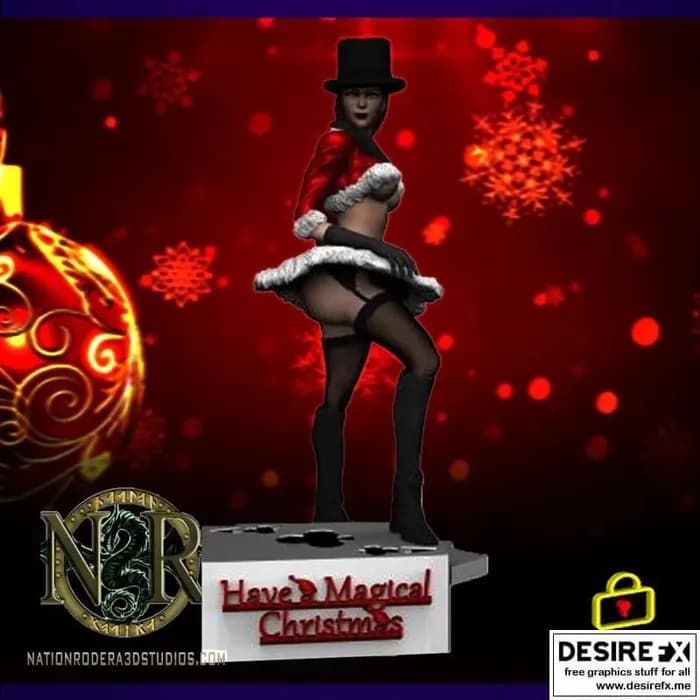 STL - Zatanna Traje Navideño