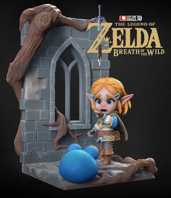 STL - Zelda Breath of the Wild Chibi