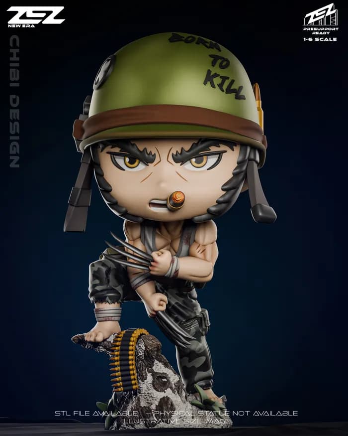 STL - zez studio chibi wolverine