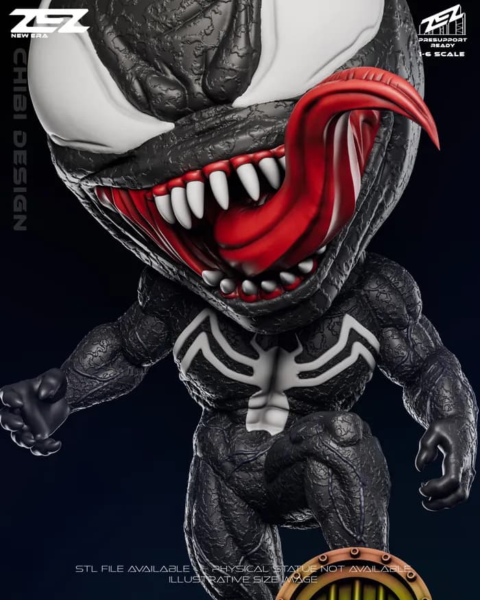 STL - zez studio venom chibi