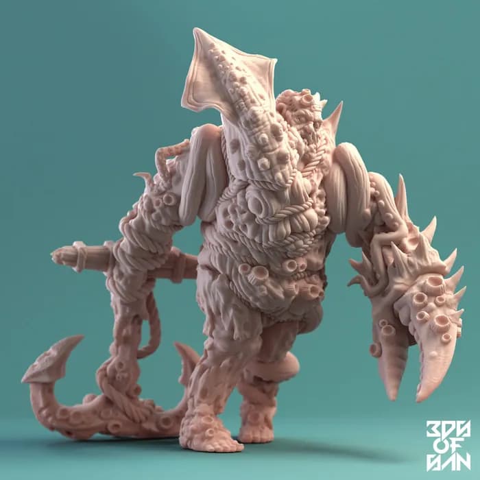 STL - zombie sea giant 01