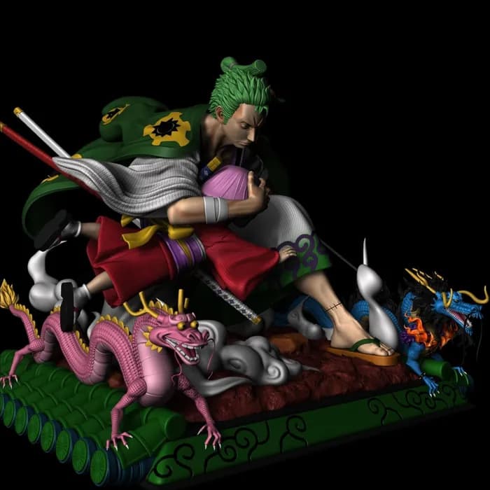 STL - zoro and toko render 2