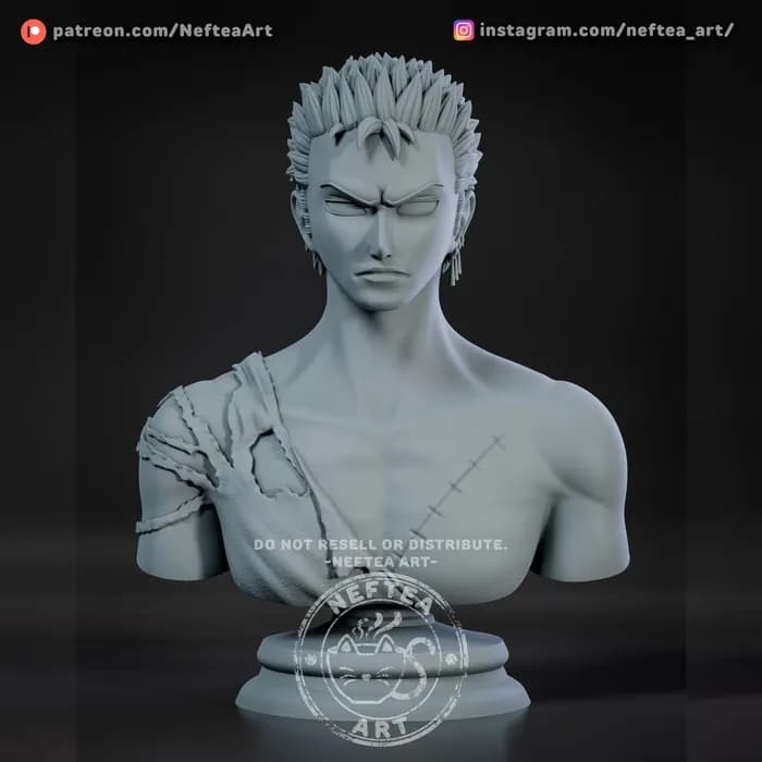 STL - Zoro Busto Neftea
