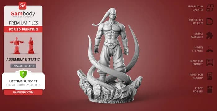STL - super buu gambody 1 render 2