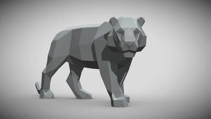 STL - tiger metal