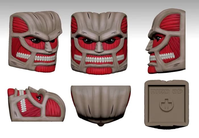 STL - tital colosal keycap