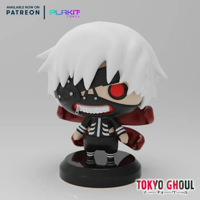 STL - tokyo ghoul ken kaneki render 1