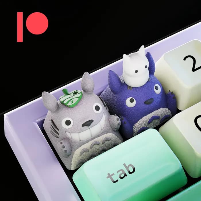 STL - totoro keycaps