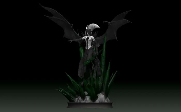 STL - ulquiorra cifer bleach render 3