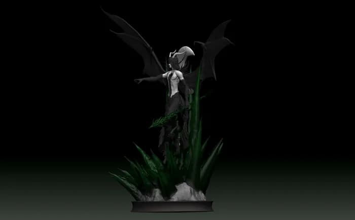 STL - ulquiorra cifer bleach render 4