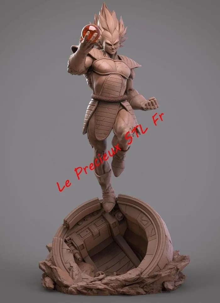 STL - vegeta cristal