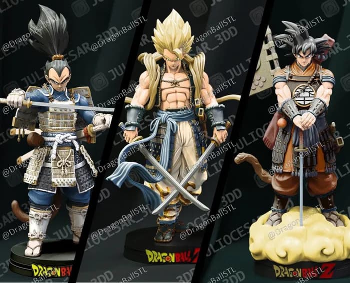 STL - vegeta goku gogeta shogun v1