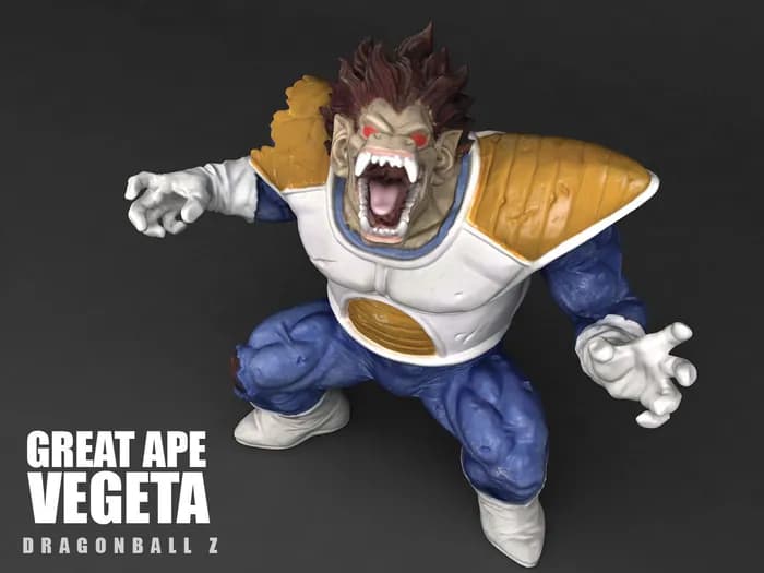 STL - vegeta great ape cgtrader