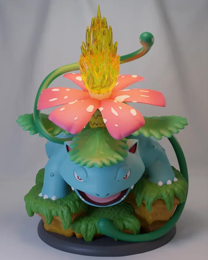 STL - venusaur leaf
