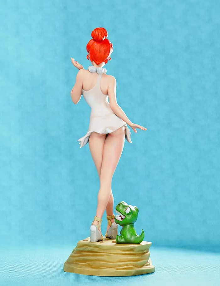 STL - vilma picapiedra render 3