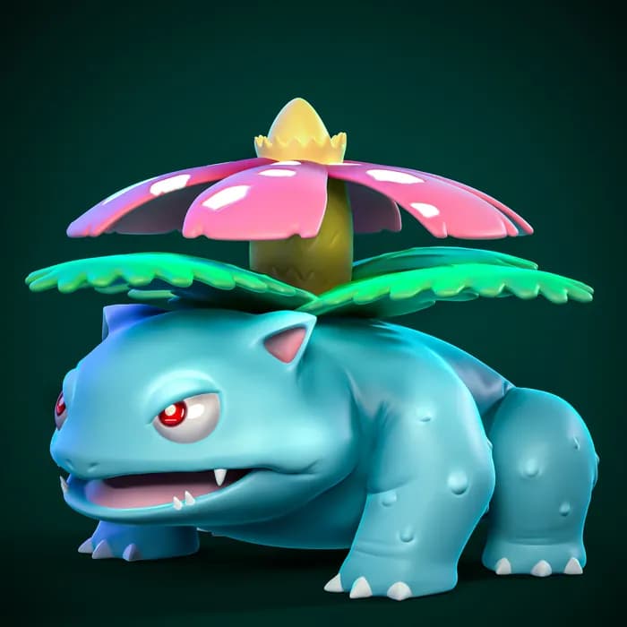 STL - ydeval #003 venusaur render 2