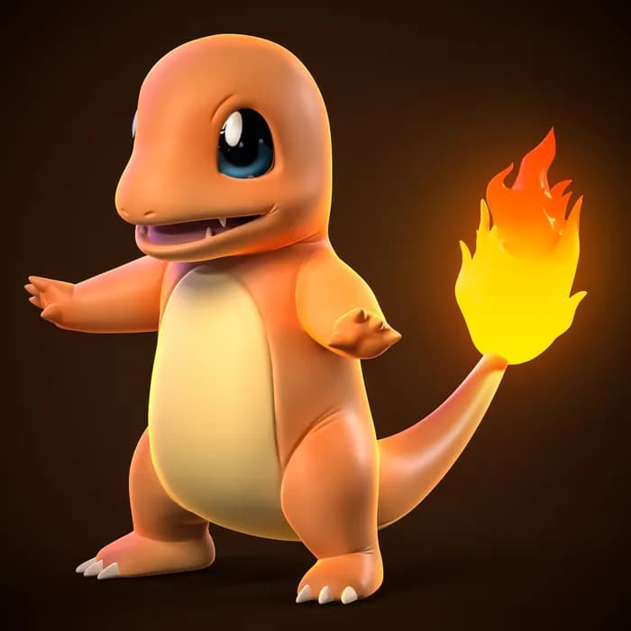 STL - ydeval #004 charmander