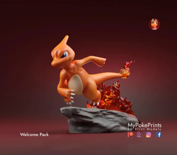 STL - ydeval #005 charmeleon