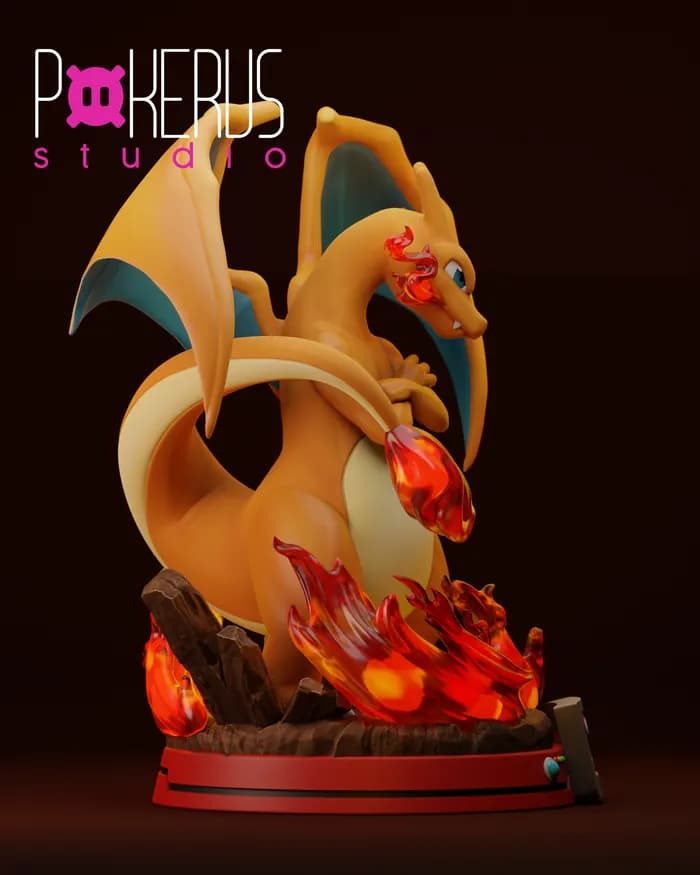 STL - ydeval #006 charizard render 4