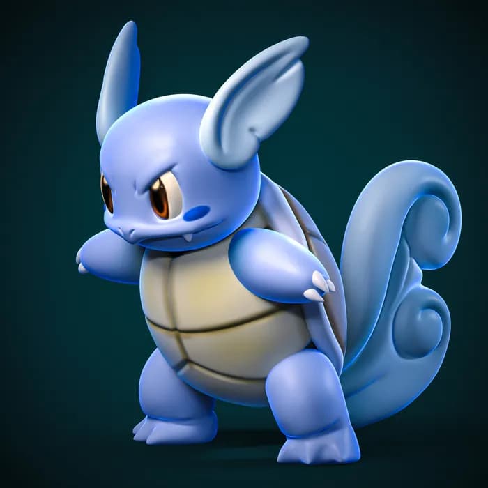 STL - ydeval #008 wartortle