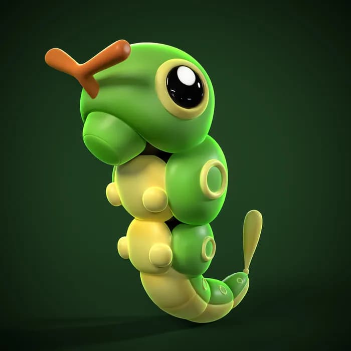 STL - ydeval #010 caterpie