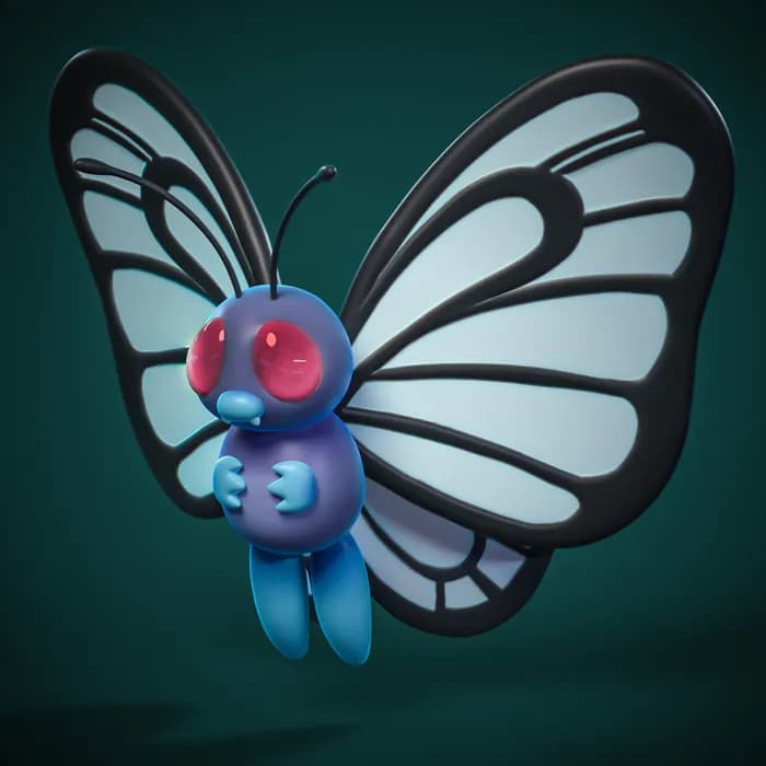 STL - ydeval #012 butterfree
