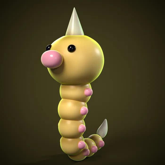 STL - ydeval #013 weedle