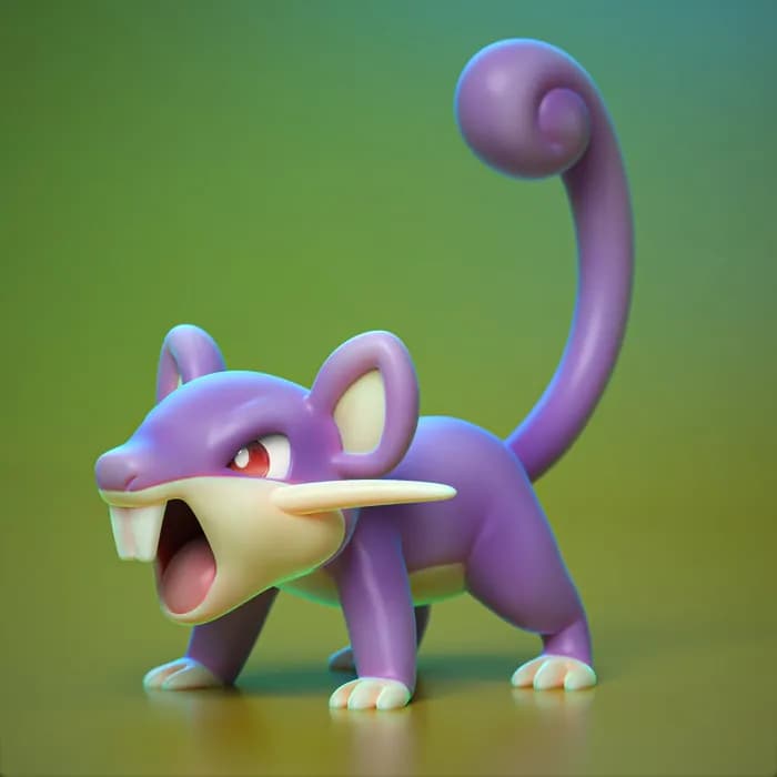 STL - ydeval #019 rattata