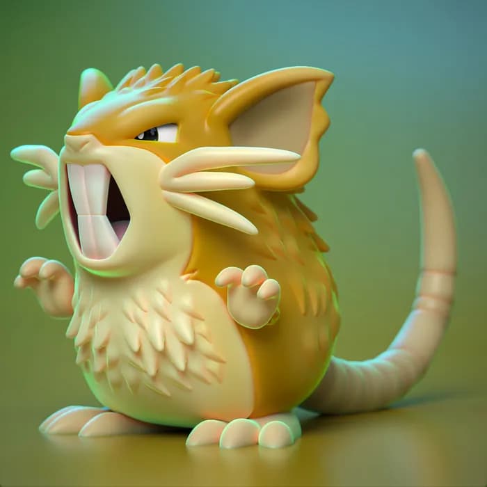 STL - ydeval #020 raticate