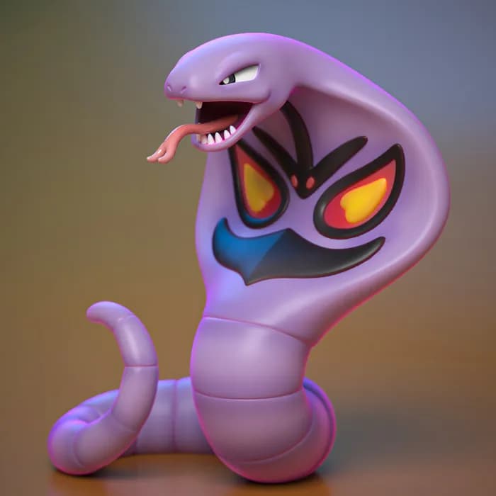 STL - ydeval #024 arbok render 2