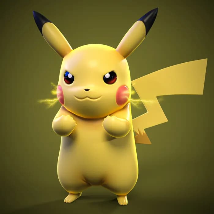 STL - ydeval #025 pikachu