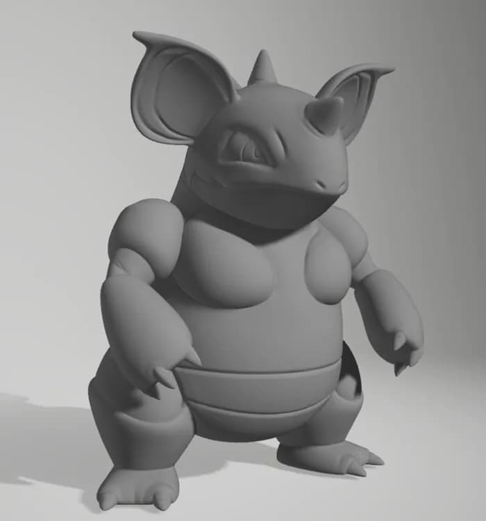 STL - ydeval #029 nidorans render 2